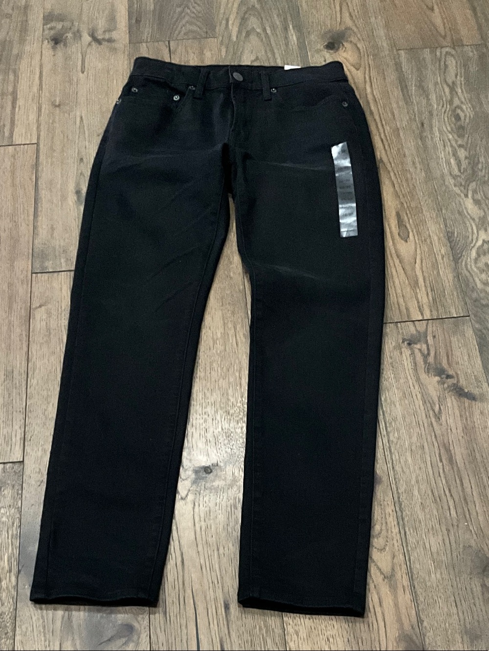 American Eagle Outfitters Men's Black Slim Straight Jeans